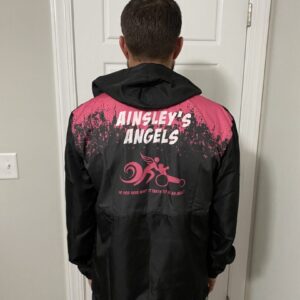 black Ainsley’s Angels of America jacket (back)