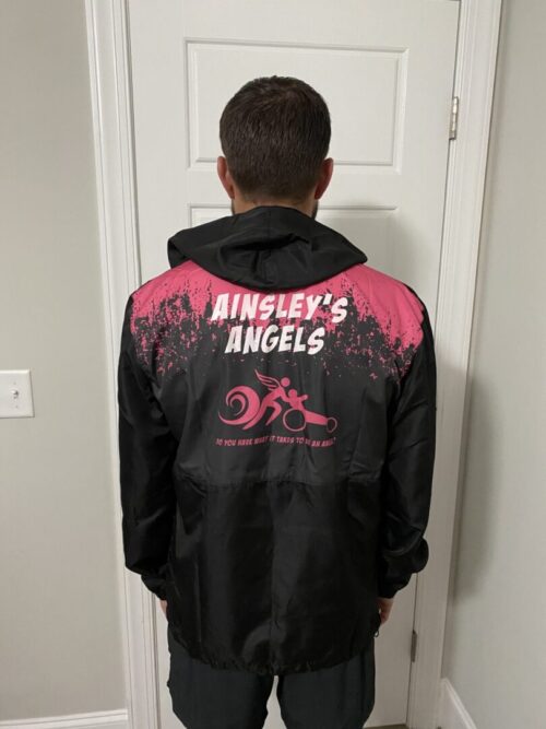 black Ainsley’s Angels of America jacket (back)